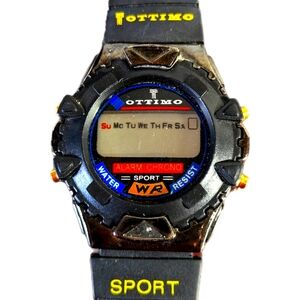 Tottimo Unisex Digital Alarm Chronograph Watch
